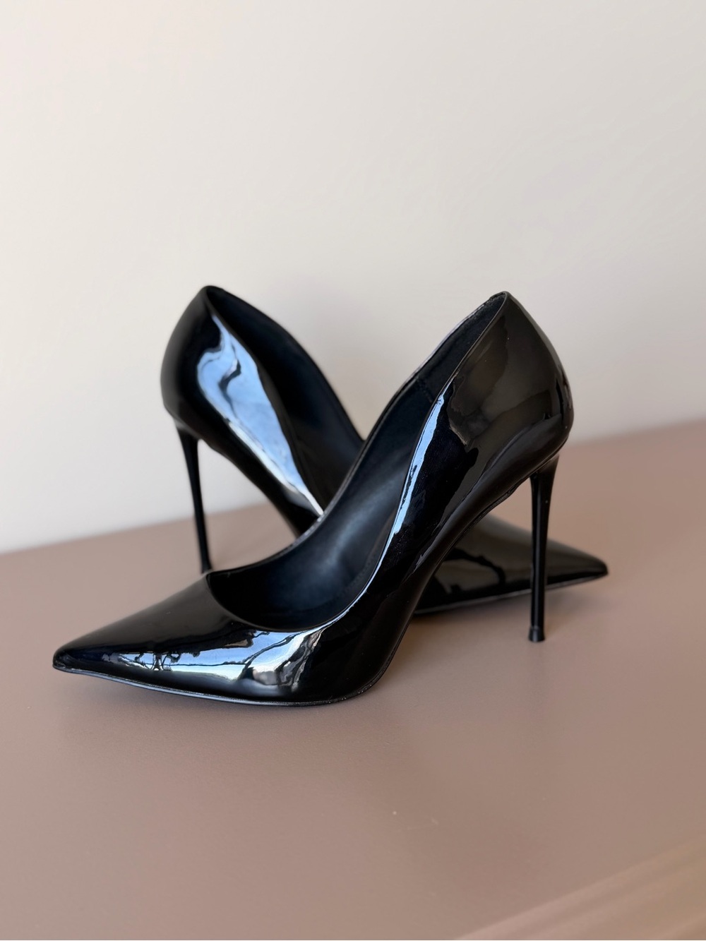 Classic Black Vala Pumps by Steve Madden